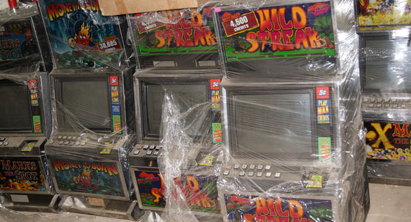 Used WMS 550 video slot machines